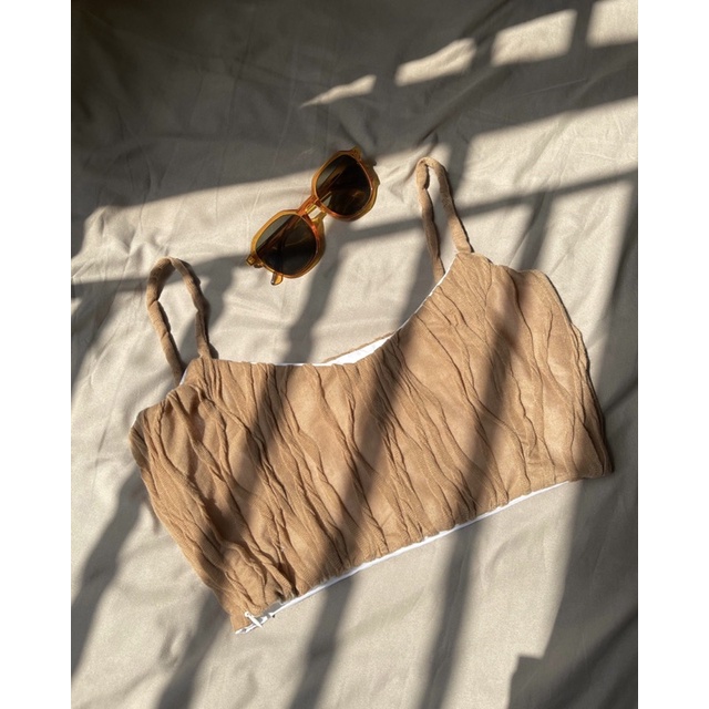 Áo nữ thiết kế- Áo dây Everyday croptop xanh bơ dễ thương thoải mái ELE | BigBuy360 - bigbuy360.vn