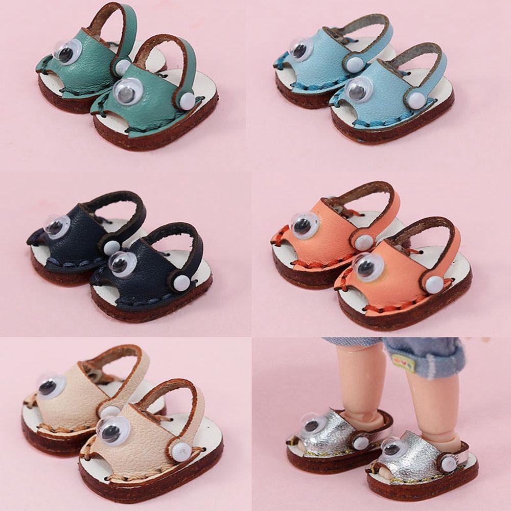 Giày Búp Bê Da Bò 5 Màu Dễ Thương Cho Búp Bê 1 / 11 OB11