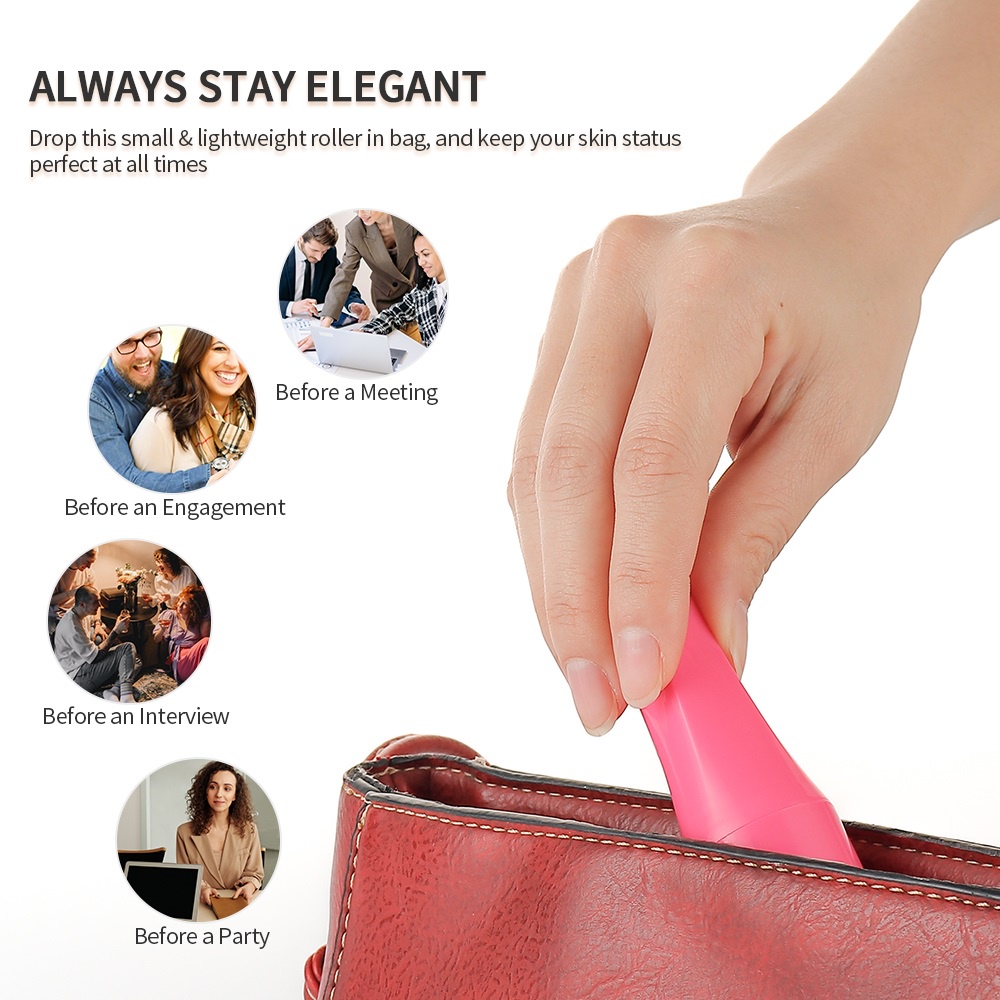 Cây lăn đá núi lửa FOREVERLILY chăm sóc da mặt tiện dụng