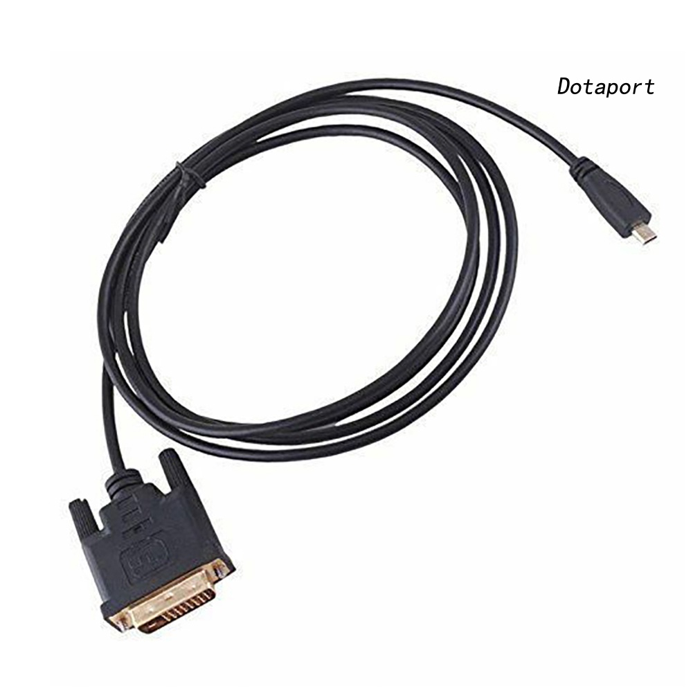 Cáp Chuyển Đổi Micro HDMI Sang DVI 24+1Pin Cho HDTV Doenjiey 0.3/1/1.8m