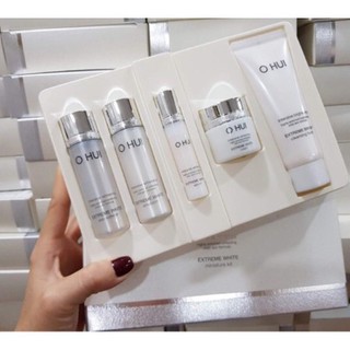 Mỹ phẩm ohui extreme white 5 món dưỡng trắng mờ nám tàn nhang ( mini )