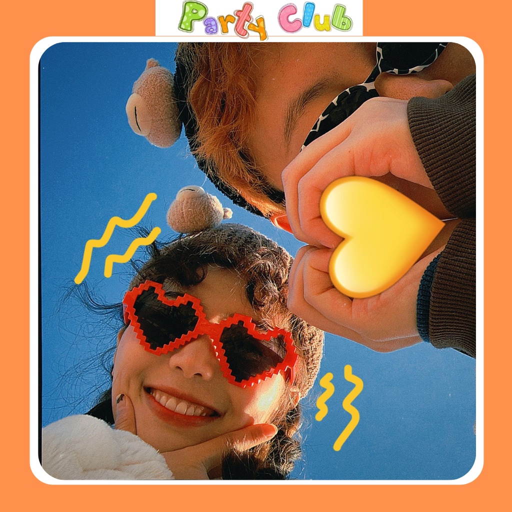 Kính hình trái tim thời trang