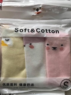 Set 3 đôi tất lửng cho bé gái