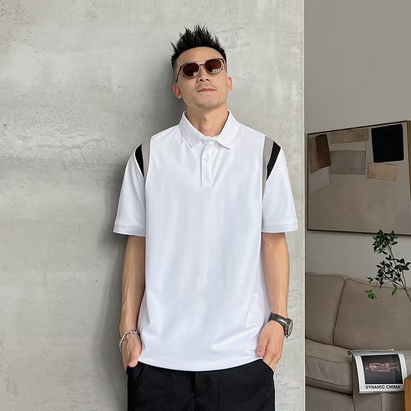 Áo Thun Polo Ngắn Tay Dáng Rộng Phong Cách Mới Mùa Hè Dễ Phối Đồ Cho Nam