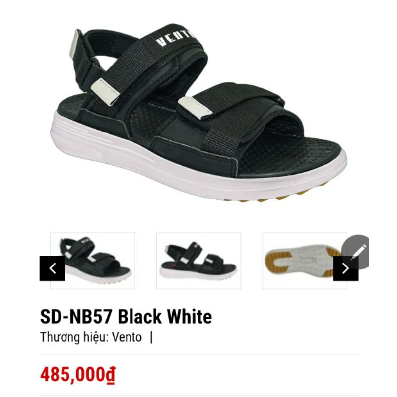 (Fullbox)Sandal Vento Nam SD-NB57 đen/xám/xanh/rêu