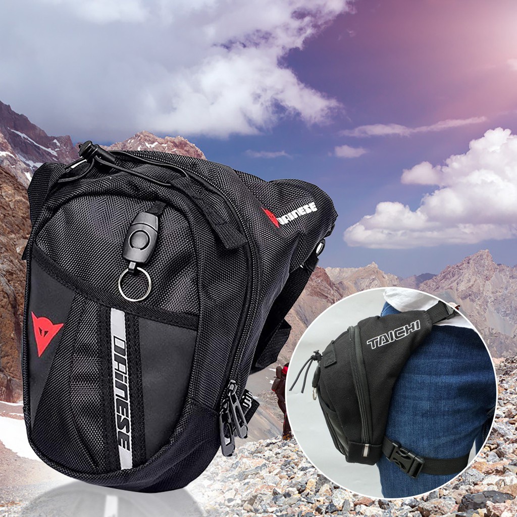 Túi đeo chân bên hông nylon chống thấm nước đi xe tiện lợi dành cho nam và nữ | BigBuy360 - bigbuy360.vn