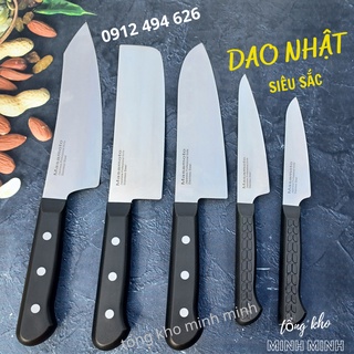[Bộ 5 món] Bộ Dao Nhật, Bộ Dao MASAMOTO Cao Cấp 5 món - Siêu Sắc- Siêu Bền- Không Gỉ- Dễ Mài