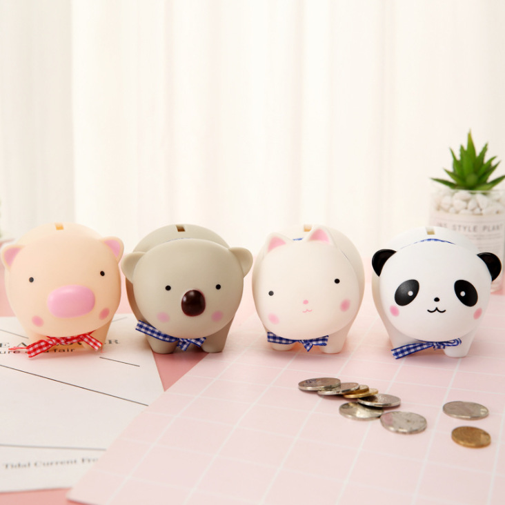 Ống Heo Tiết Kiệm Tiền Bằng Silicon Dễ Thương Cho Bé