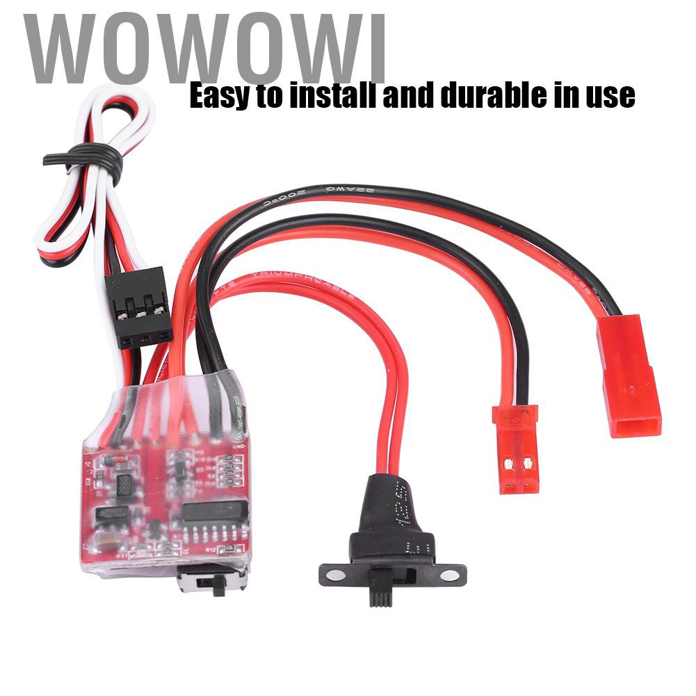 Công Tắc Điều Khiển Chổi Than 30a Esc Cho Xe Điều Khiển Từ Xa Tỉ Lệ 1 / 10