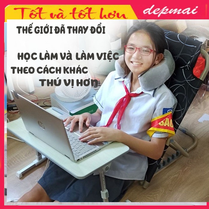 Bộ bàn ghế làm việc thư giãn , chơi game ,  dùng laptop DM1078