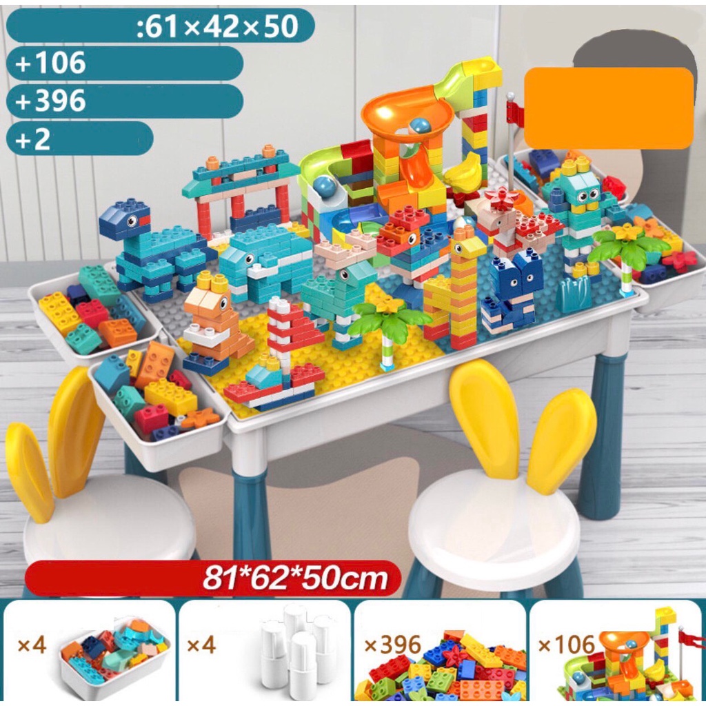Bàn Xếp Hình,Bàn xây dựng đa năng,Lắp Ghép Lego đa năng - Dòng đồ chơi trí tuệ cho bé
