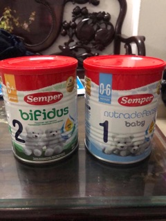 Sữa bột Semper Nutradefense baby của Nga 400gam
