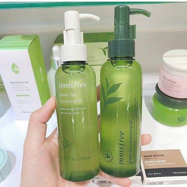 🍏[Chính Hãng]🍏DẦU TẨY TRANG TÁO XANH INNISFREE + làm sạch da mặt từ những nơi khó khăn nhất như mắt hay môi.