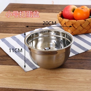 Tô Trộn Bột INox 3 Cỡ