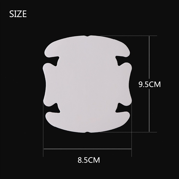 Bộ 4 Miếng dán trong suốt chống trầy tay nắm cửa xe ô tô