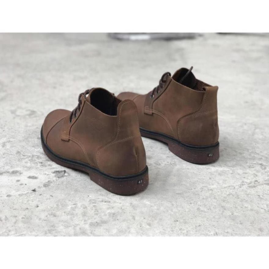 Giày cao cổ nam da bò redwing desert boots