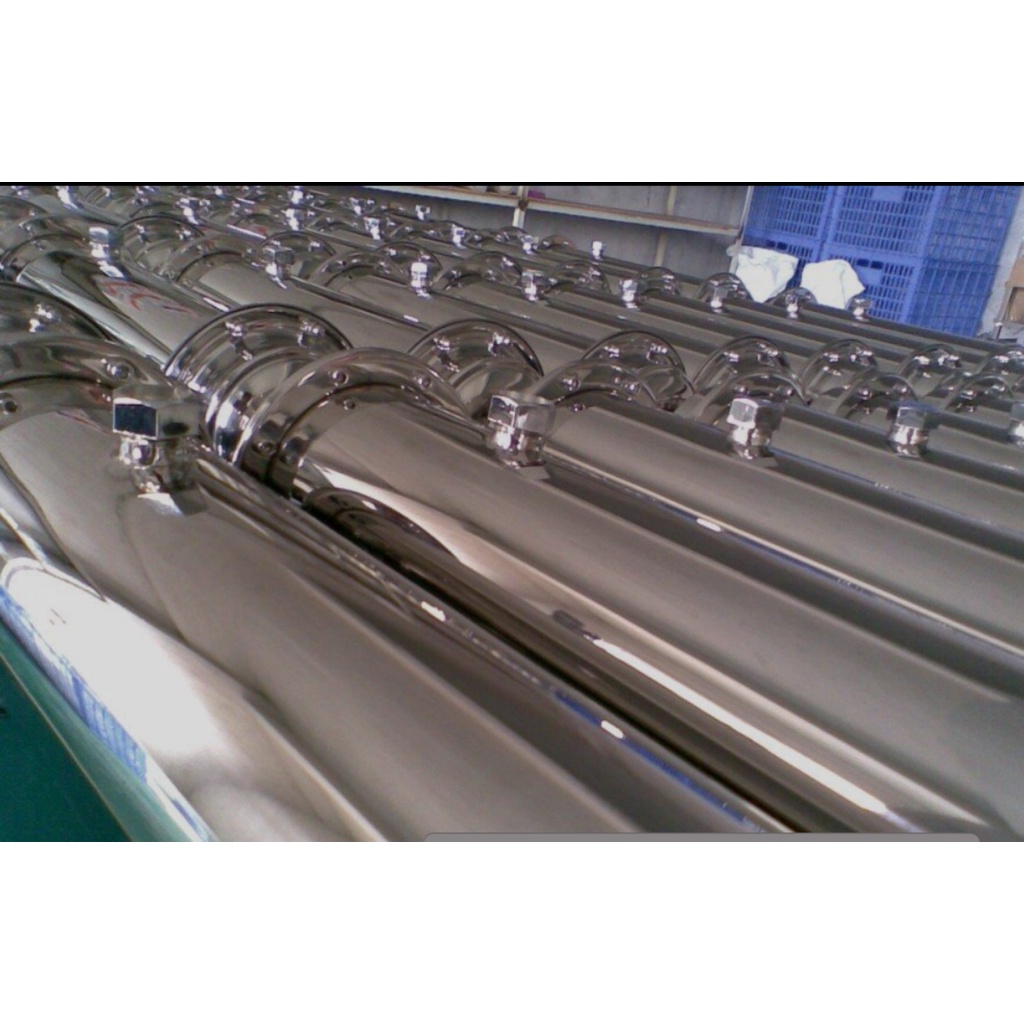 Cây lọc nước Yirui Đài Loan inox 3000l/h , đạt độ tinh khiết cao cho nước đầu nguồn, lắp trực tiếp qua máy bơm