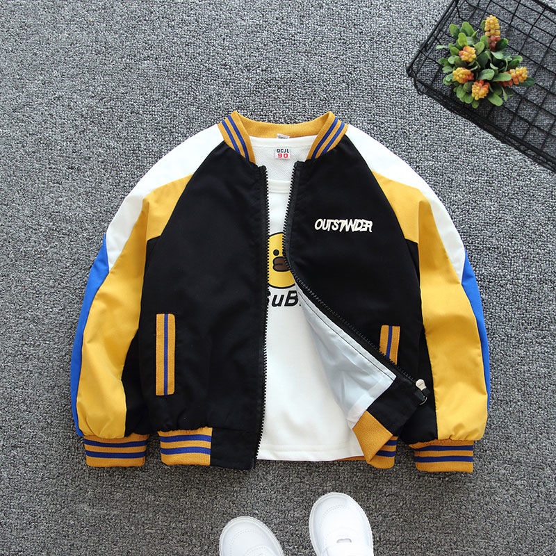 Áo Khoác Bóng Chày Thời Trang Mùa Xuân Cho Bé Trai 2022