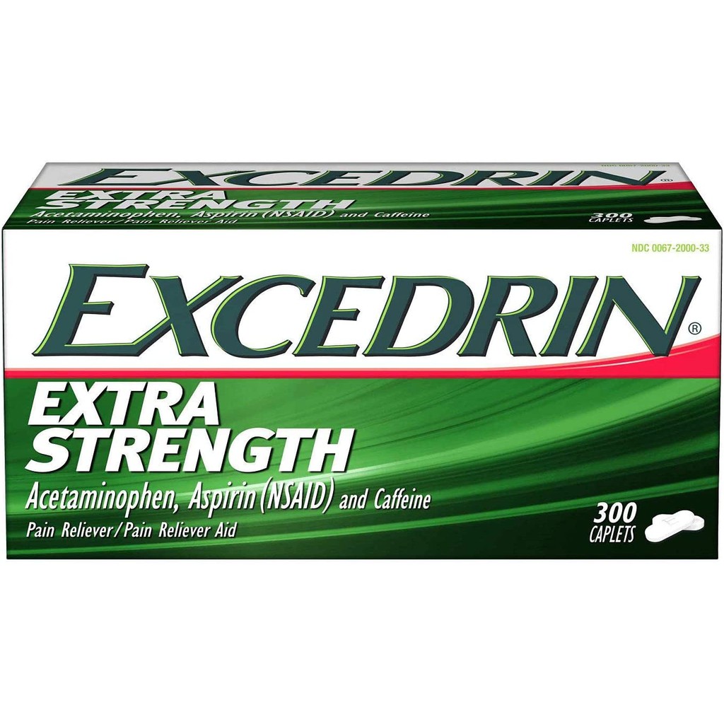 [DATE 12/2022] Excedrin Extra Strength 100- 300 VIÊN