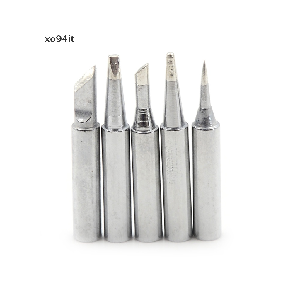 Xit 5pcs 936 Electric Brass Soldering Irons Tip Solder Station Conical Bevel Tip n