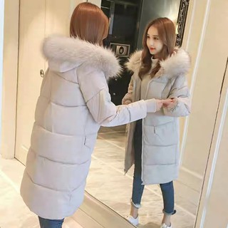 (HÀNG SẴN) Áo Phao Cổ Lông Dáng Dài Hàng QCCC