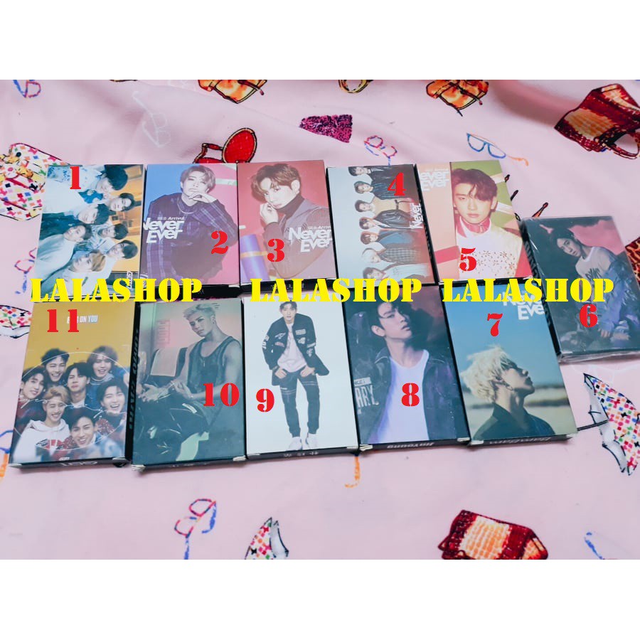 33 MẪU LOMOCARD GOT 7 (ẢNH THẬT)
