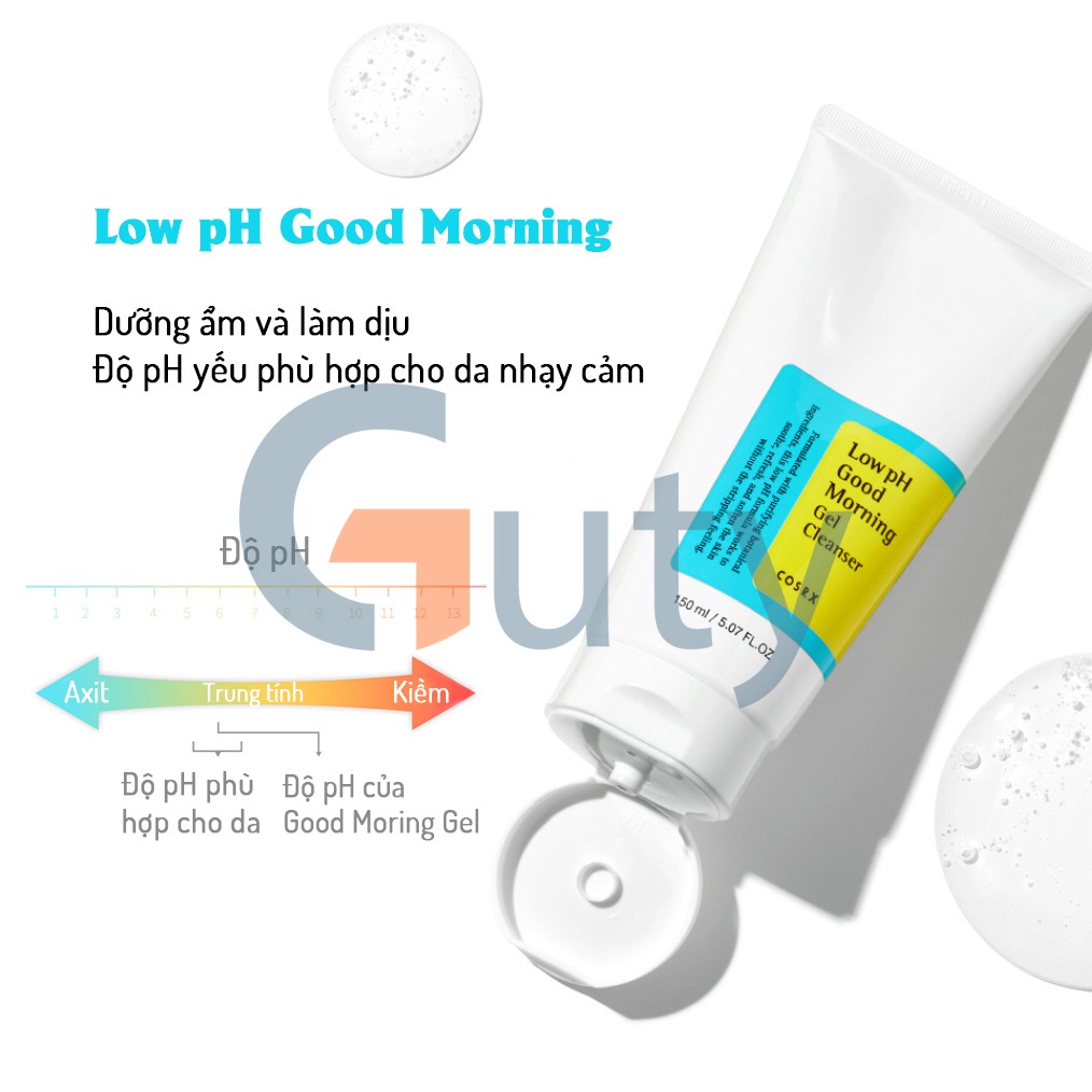 Sữa rửa mặt Cosrx Low pH Good Morning Gel Cleanser 150ml Tràm Trà, không gây kích ứng phù hợp với mọi loại da | BigBuy360 - bigbuy360.vn