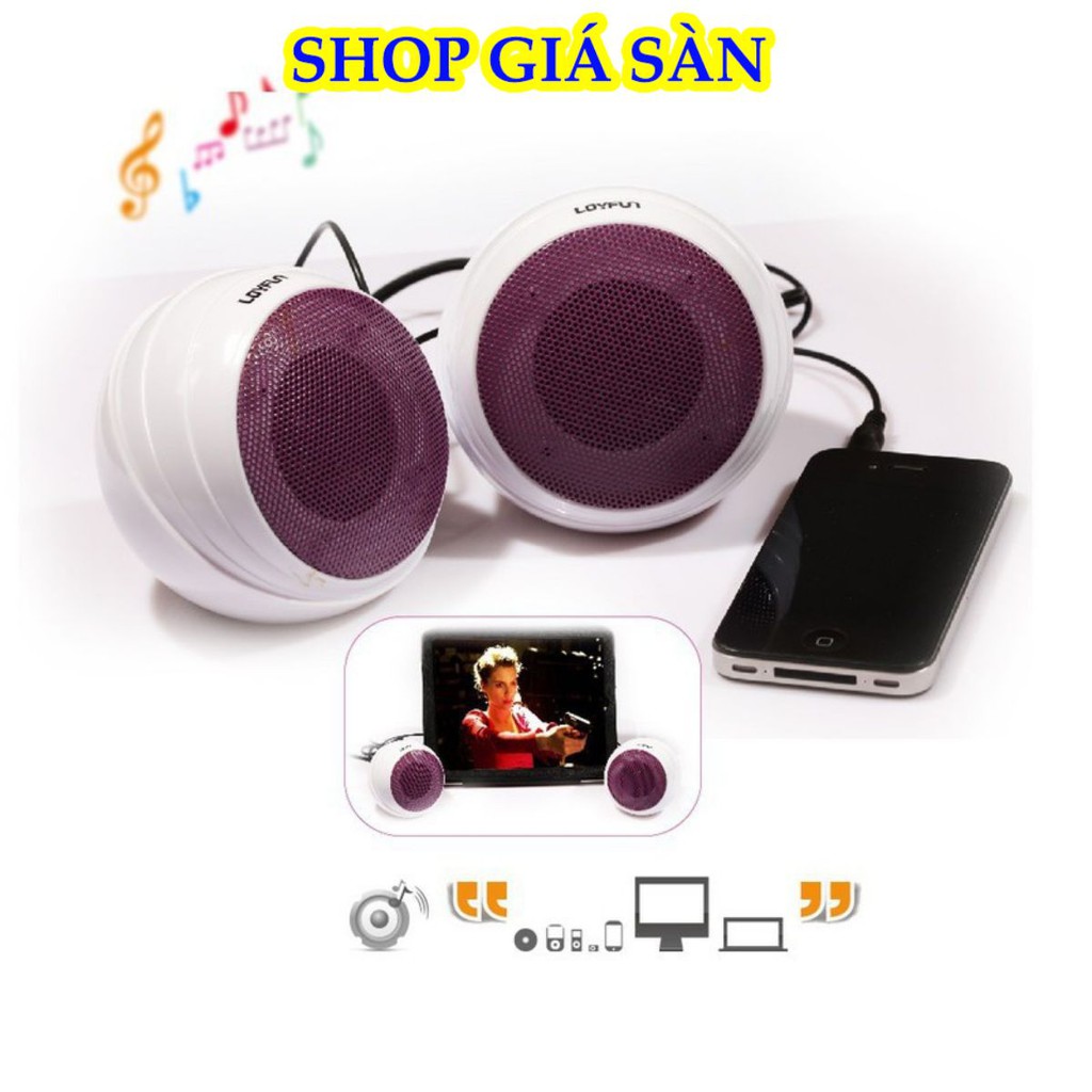 [Freeship] Loa Máy Tính, Loa Vi Tính Loyfun LF - 806 Hàng Chính Hãng, Thiết Kế Độc Đáo - Bảo Hành 3 Tháng