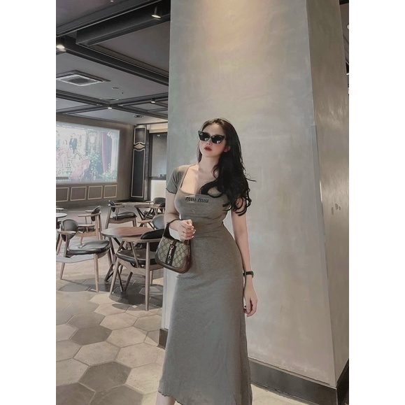 ĐẦM MAXI MIUMIU ĐUÔI CÁ