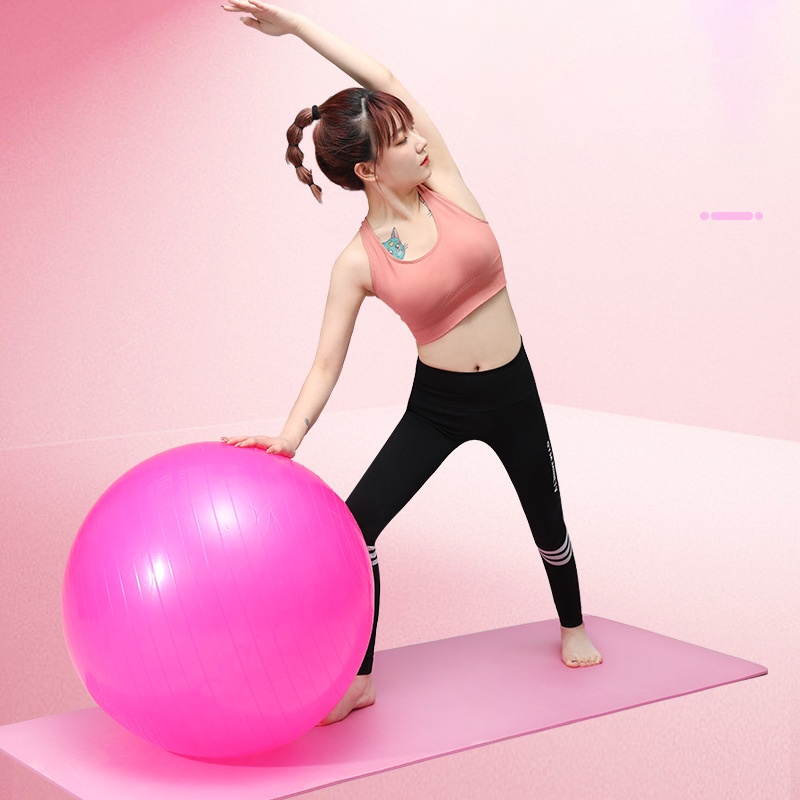 Bóng tập yoga LOCO FISH 65cm đặc biệt chống nổ đặc biệt cho phụ nữ mang thai