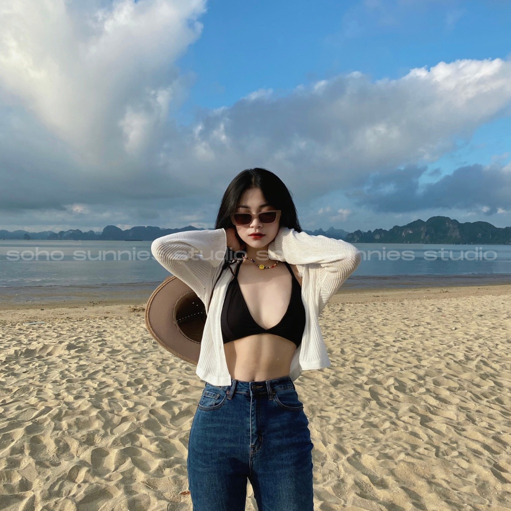 Kính mát nam nữ thời trang JUILLET Soho Studio gọng chữ nhật GM hot trend, tròng màu đen ngầu, nâu, xanh, chống ánh sáng