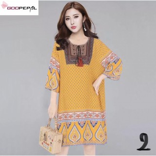 Đầm Suông Thổ Cẩm ( Bigsize 65-75kg)