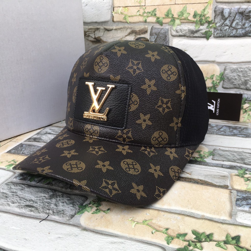 Nón Lưỡi Trai Vải Da Hiệu LOUIS VUITTON Full Tem Hàng Hiệu, Thời Trang Mũ Nón Nam Nữ