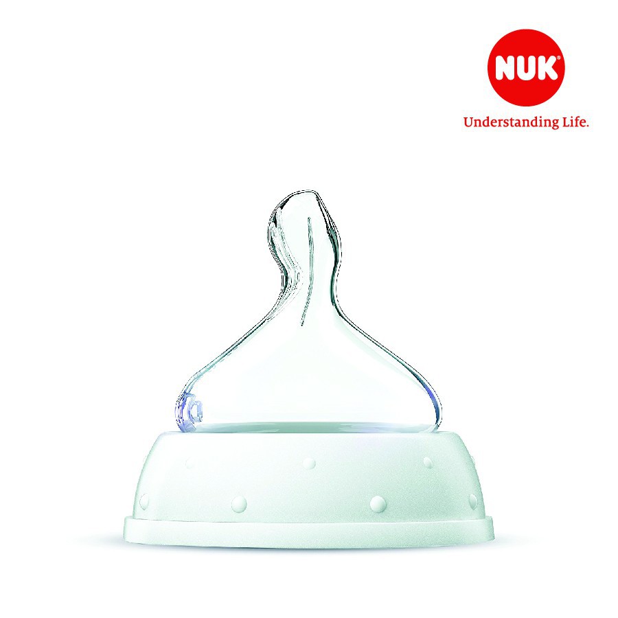 (Chính hãng) Bộ 2 núm ti cho bình sữa NUK Preimum Choice+ Silicone