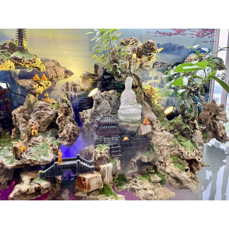 Cầu mini bộ nhà Kelsey 2 - Phụ kiện trang trí tiểu cảnh, bể cá, non bộ, sân vườn