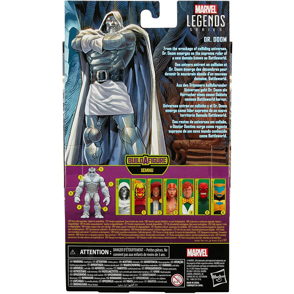 Doctor Doom Mô hình Hasbro ϟ Marvel Legends Series 6-inch ϟ Battleworld
