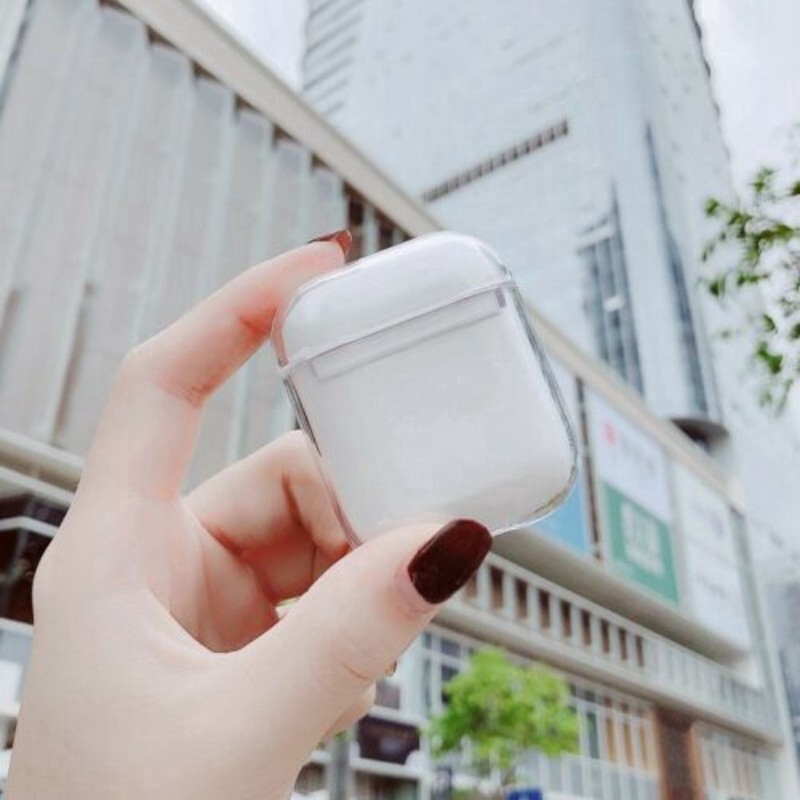 Vỏ bảo vệ hộp sạc tai nghe Airpods 12 bằng nhựa cứng