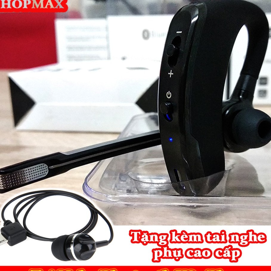 Tai Nghe Bluetooth V8 Nhét Tai Không Dây Chống Ồn Tự Động Đàm Thoại Nghe Nhạc Hay tặng kèm tai nghe phụ -dc2519