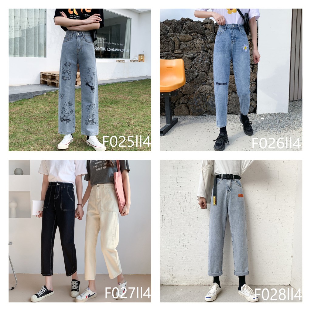 [Order] Quần Jeans Suông Bigsize