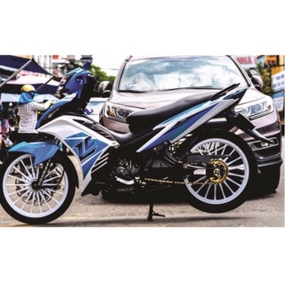 Tem Trùm Exciter 135 Xanh Trắng,Team Decal Ex135 LC