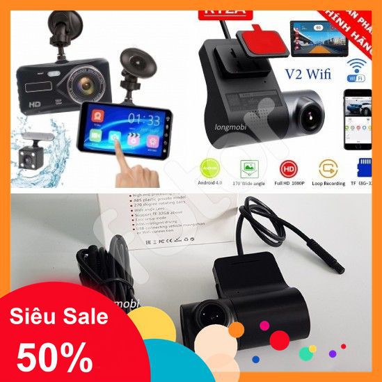 [5🌟][FREESHIP] CAMERA HÀNH TRÌNH V10 (A12), V2 XEM QUA APP ROADCAM [SALE]