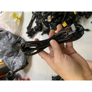 Cáp modul nguồn ra sata | cáp modul nguồn 5 pin ra 3 sata + 1 ata