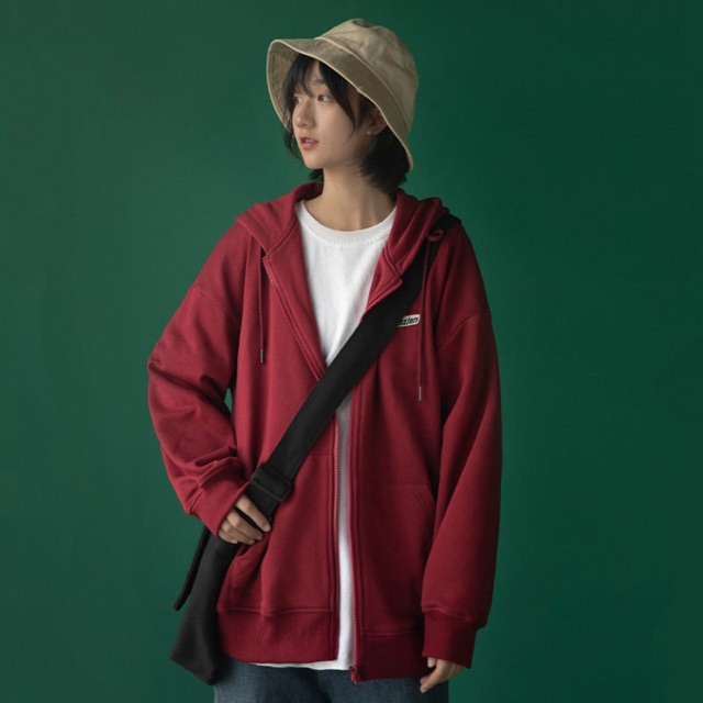 Áo nỉ khoá thêu chữ | BigBuy360 - bigbuy360.vn