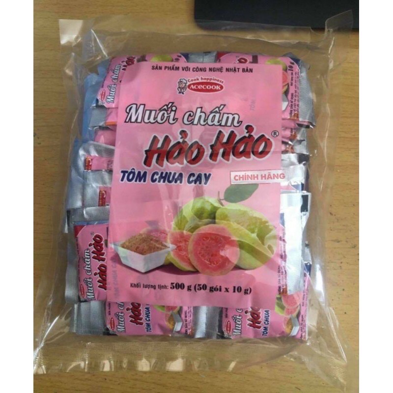 Thùng muối Hảo Hảo dạng bịch.