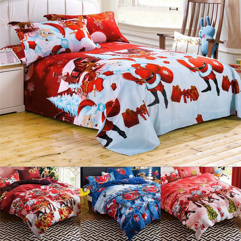 Vỏ Gối Vuông Họa Tiết Giáng Sinh Trang Trí Nội Thất