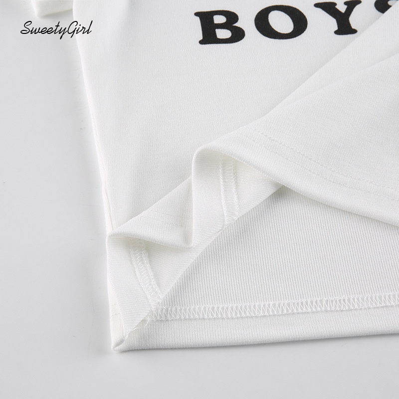 Áo Crop Top Mỏng Cổ Tròn Tay Ngắn In Chữ Thời Trang Dành Cho Nữ 2022