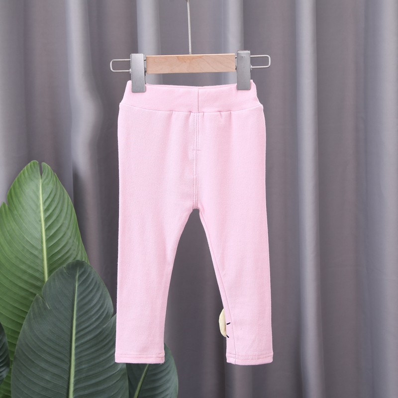 Quần legging phối họa tiết bọ rùa ngộ nghĩnh đáng yêu hợp thời trang cho bé gái