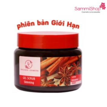 Tẩy Tế Bào Chết Toàn Thân Quế Hồi &amp; Cà Phê Exclusive Cosmetic Gel Scrub Coffee &amp; Cinnamon (380ml)