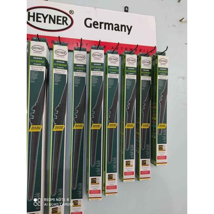 Gạt Mưa ô tô Ford Ecosport 2018-2022,Gạt mưa Heyner Germany,Bộ gạt mưa xương mềm Heyner Germany Chính Hãng Đức 22*16