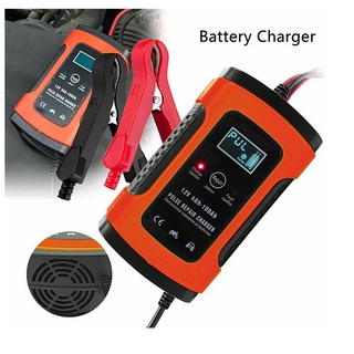 Bộ xạc bình acquy 12V 100Ah dòng 5A thông minh tự ngắt khi đầy màn hình LCD báo điện áp và báo đầy bình